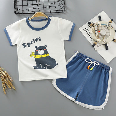Conjunto Infantil de Dos Piezas en Algodón con Manga Corta - Image 6