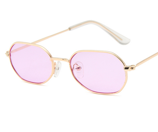 Gafas de Sol Poligonales Irregulares con Lente Marina Colorida para Hombre - Image 11