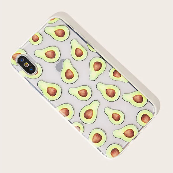 Funda para Celular con Diseño de Aguacate