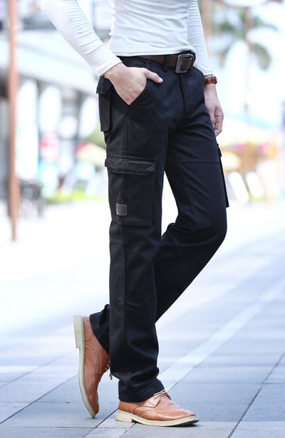 Pantalones de Invierno Battlefield Jipu - Overol Casual Plush para Hombre - Image 7