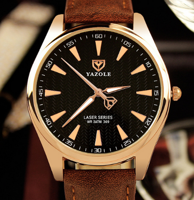 Reloj de Cuarzo Luminoso Resistente al Agua para Hombre