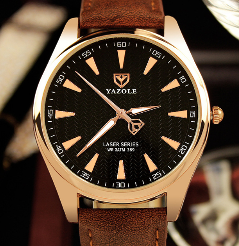 Reloj de Cuarzo Luminoso Resistente al Agua para Hombre