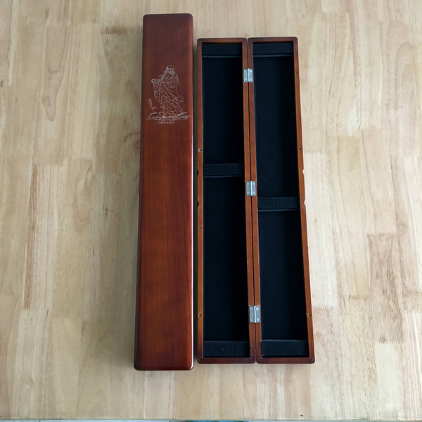 Caja Flotante de Paulonia para Accesorios de Pesca