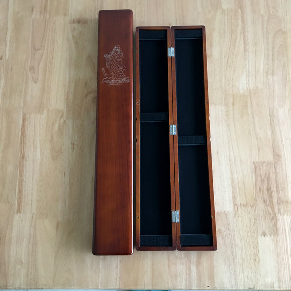 Caja Flotante de Paulonia para Accesorios de Pesca