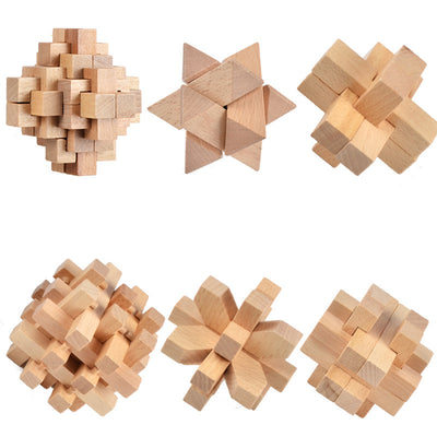 Puzzle 3D Luban de Madera - Juego Educativo de Desbloqueo - Image 4