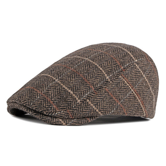 Gorra Cuadros Retro Británica para Hombre - Estilo Duck Vintage - Image 4