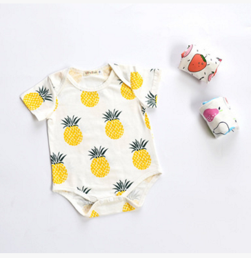 Jumpsuit Estampado de Frutas Tipi - Manga Corta - Image 3