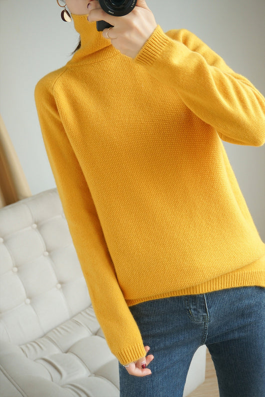 Cardigan Corto de Cuello Alto en Jacquard Twill - Suéter Base Versátil - Image 3