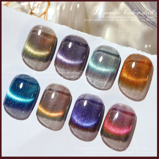 Esmalte de Uñas Whitening Cat Eye con Fototerapia Cristal Dinámico - Image 19