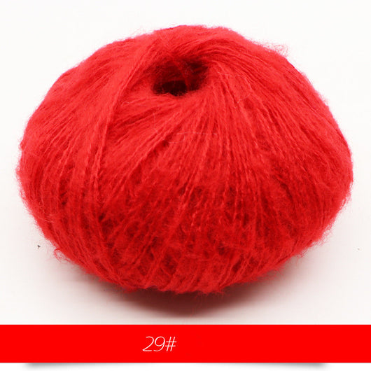 Suéter y chal de mohair para bebé con detalle de tejido - Image 55