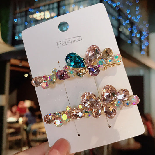 Pasador Mariposa de Cristales Checos Grandes a Todo Color - Image 2
