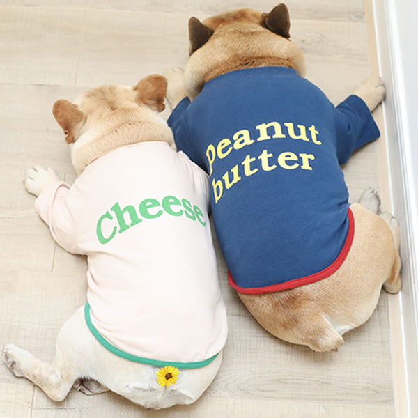 Sudadera Camiseta Estampado Perro Letra T