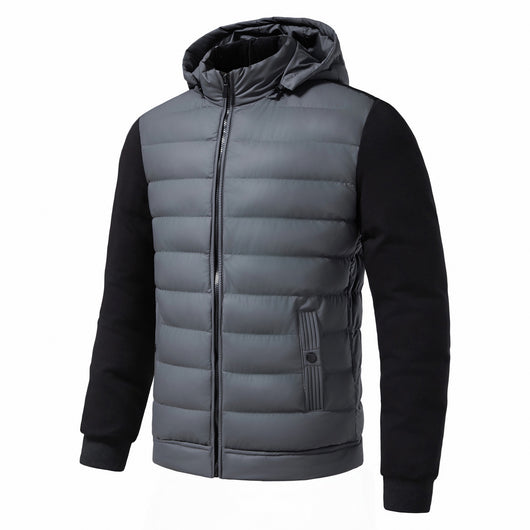 Abrigo Casual con Capucha para Hombre - Estilo Versátil de Invierno