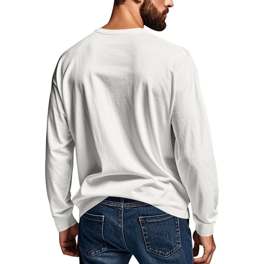 Camiseta Henley de Manga Larga para Hombre - Primavera y Otoño - Image 27