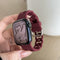 Donut Silicone Strap Casual Sports Wine Rojo 38mm