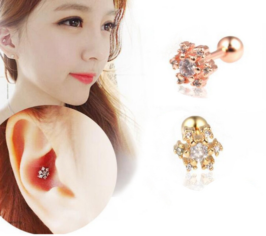Aretes de Zircón Mini Brillantes para Mujer - Diseño Elegante y Delicado - Image 3