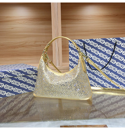 Bolso de Noche Elegante con Strass - Cartera de Gran Capacidad para Mujer - Image 35