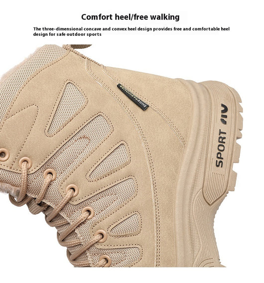 Botas Cálidas Acolchadas de Algodón con Forro Polar para Hombre - Image 15