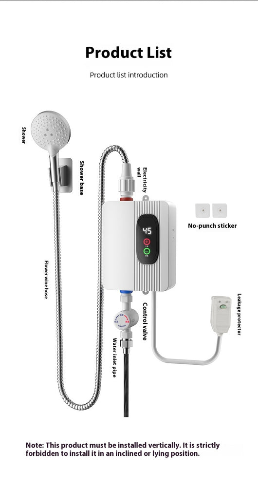Calentador de Agua Eléctrico Instantáneo con Tecnología de Frecuencia Variable - Image 17