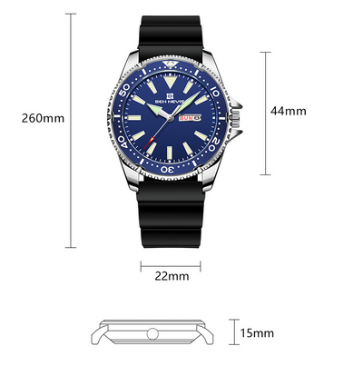 Reloj de Cuarzo para Hombre con Calendario - Diseño Moderno y Personalidad - Image 6