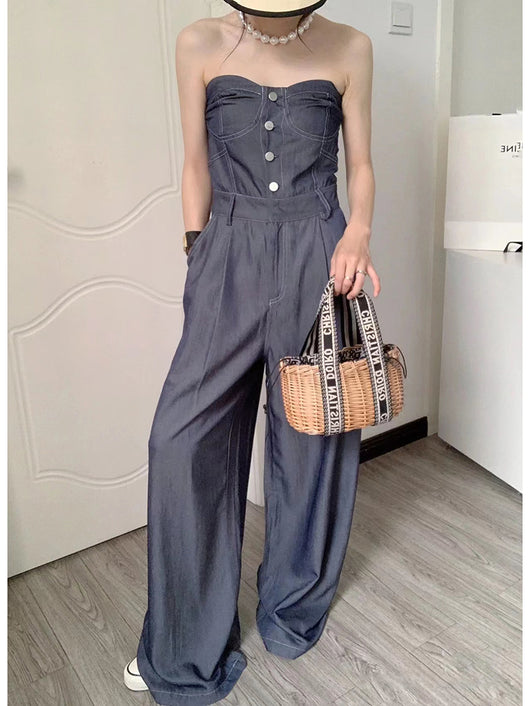 Jumpsuit Elegante con Sostén Integrado para Mujer - Image 3