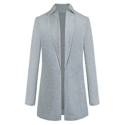 Abrigo de Lana Cuello Alto Liso - Elegancia Atemporal - Image 10