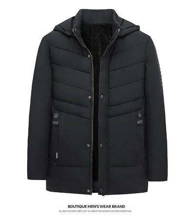 Elegante Abrigo Acolchado de Terciopelo para Invierno - Image 10