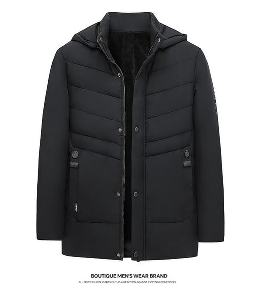Elegante Abrigo Acolchado de Terciopelo para Invierno - Image 10