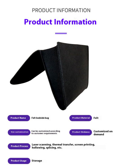 Organizador Colgante de Fieltro para Cuna y Coche - Image 16