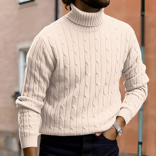 Suéter Cuello Alto Manga Larga para Hombre - Estilo Casual - Image 2