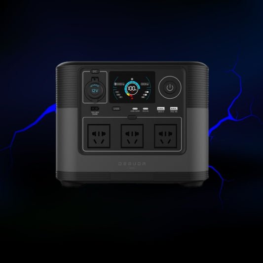Estación de Energía Portátil 1200W con Batería LiFePO4 de Alta Capacidad