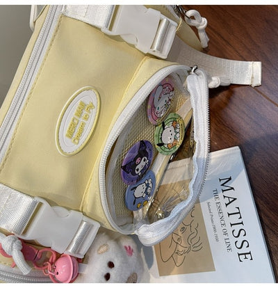 Bolsa Crossbody Transparente Estilo Preppy - Image 38