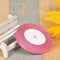 Rosa Plateado De Seda De 45, 3 Puntos