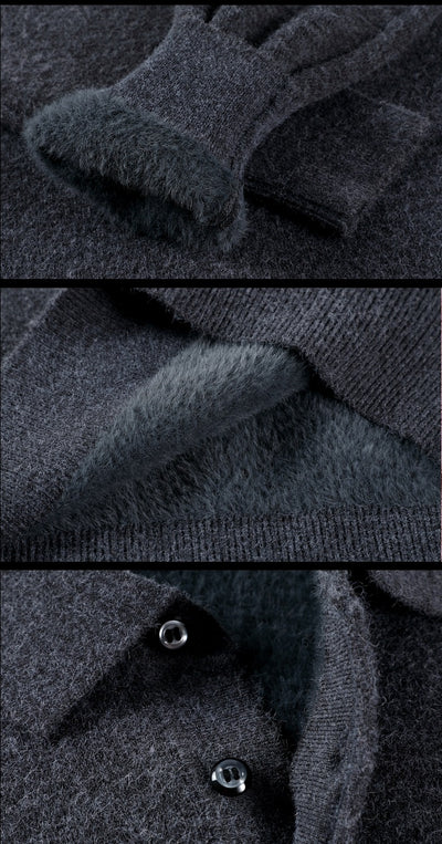 Polo Cuello Vuelto de Punto Manga Larga para Hombre - Image 31