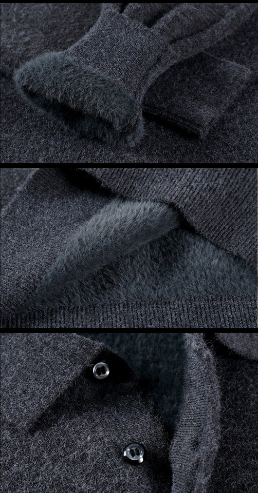 Polo Cuello Vuelto de Punto Manga Larga para Hombre - Image 31