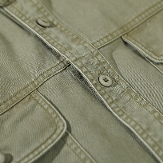Camisa de Trabajo Retro Estilo Japonés Manga Larga para Hombre - Image 5