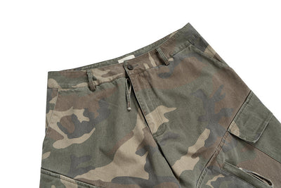 Jeans Anchos Tipo Cargo con Estampado Camuflaje y Bota Levemente Acampanada - Image 13