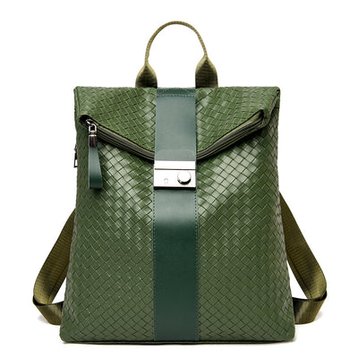 Mochila Minimalista de Cuero: Estilo Preppy Casual y Funcional - Image 4