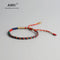 Pulsera de Cuerda Anudada con Amuleto - Unisex Verde