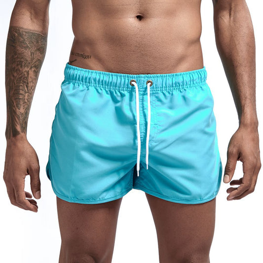 Shorts de Envolvimiento Hombre, Pantalones Cómodos para Casa, Pantalones de Playa Suave - Image 2