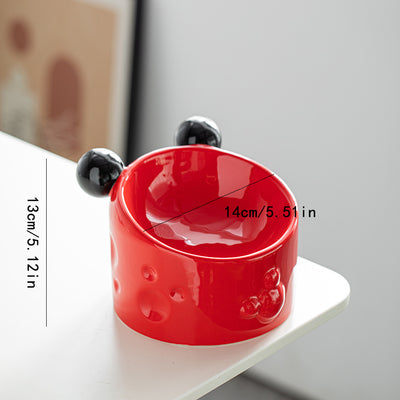 Comedero Elevado para Gatos y Perros con Protección Cervical y Doble Recipiente Antiderrames - Image 6