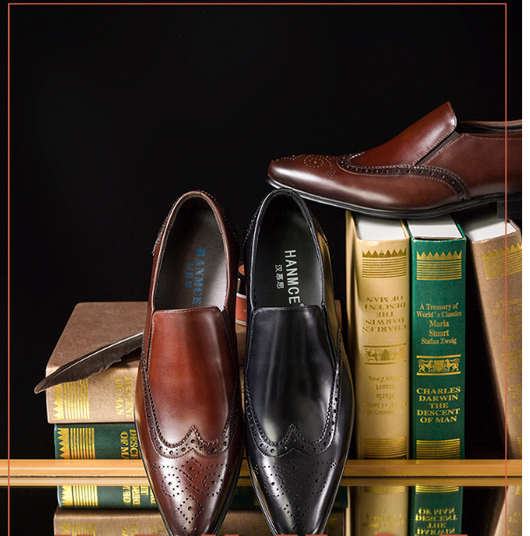 Zapatos de Cuero para Hombre con Punta Afilada - Estilo Ejecutivo - Image 7