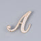 Brooch customization English letter brooch Pearl pin for women, 2 colors