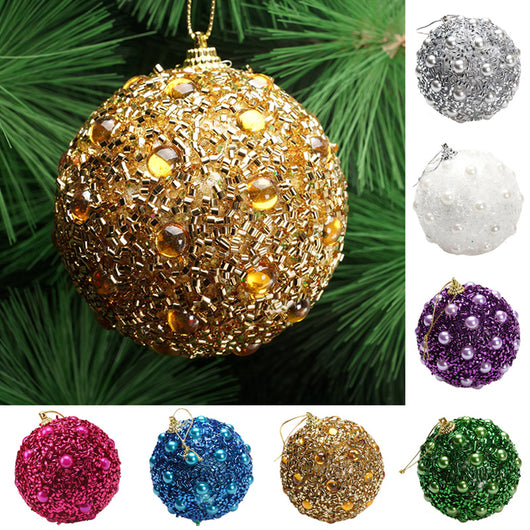 Adorno Navideño Bola Esponjosa con Colgante Decorativo