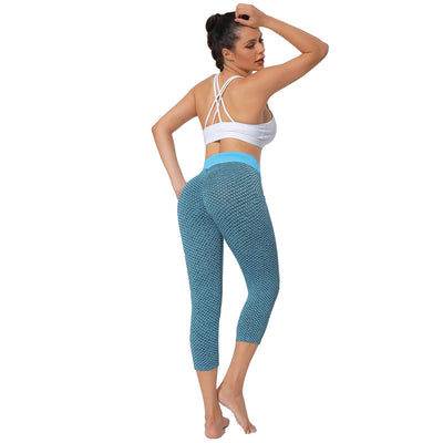 Pantalones de Yoga Cortos y Ajustados Efecto Durazno - Image 80