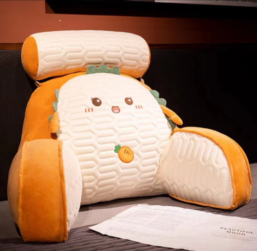 Almohada Lumbar de Seda Helada con Diseño Infantil para Verano