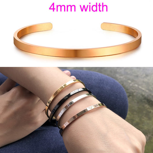 Pulsera C de 4MM para Mujer con Grabado Personalizado - Image 21
