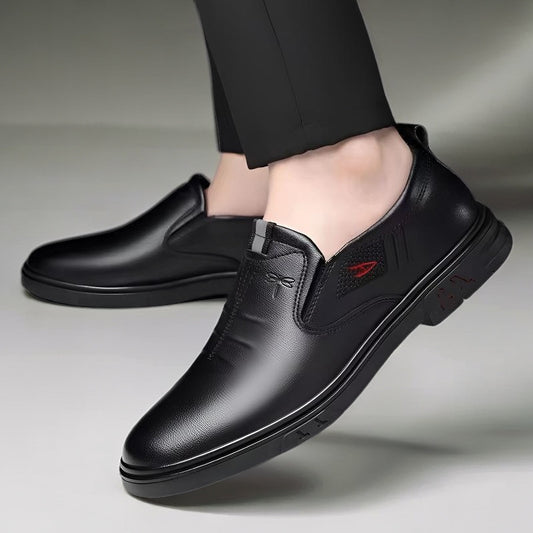 Zapatos Casuales de Cuero para Hombre - Slip-on Cómodos