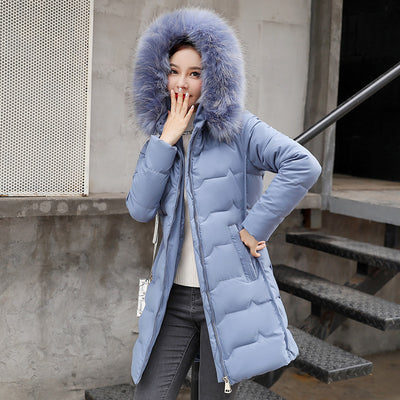 Chaqueta de Plumas con Cuello de Pelaje para Mujer - Image 19