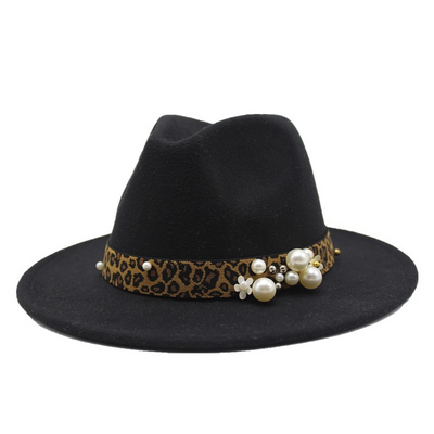Sombrero Fedora de Lana para Mujer con Ala Ancha - Image 2